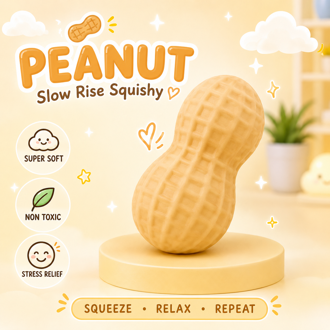 Squishy Fun Stress Relievers