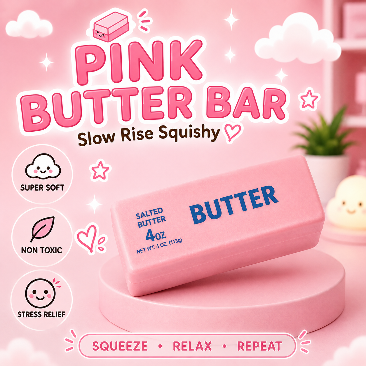Squishy Fun Stress Relievers