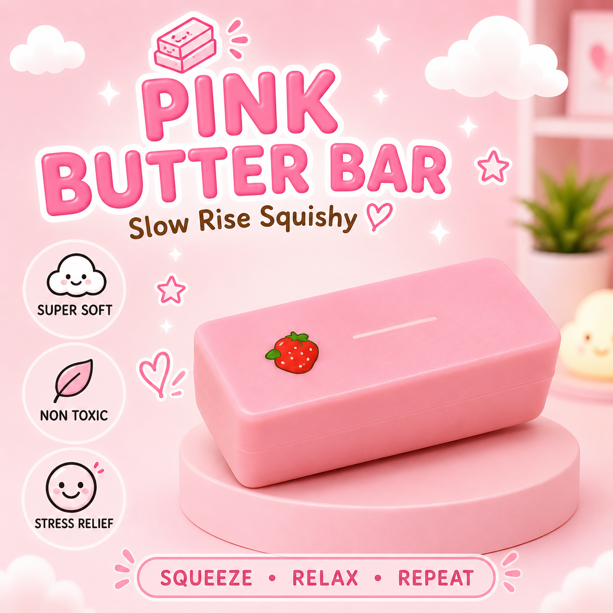 Squishy Fun Stress Relievers