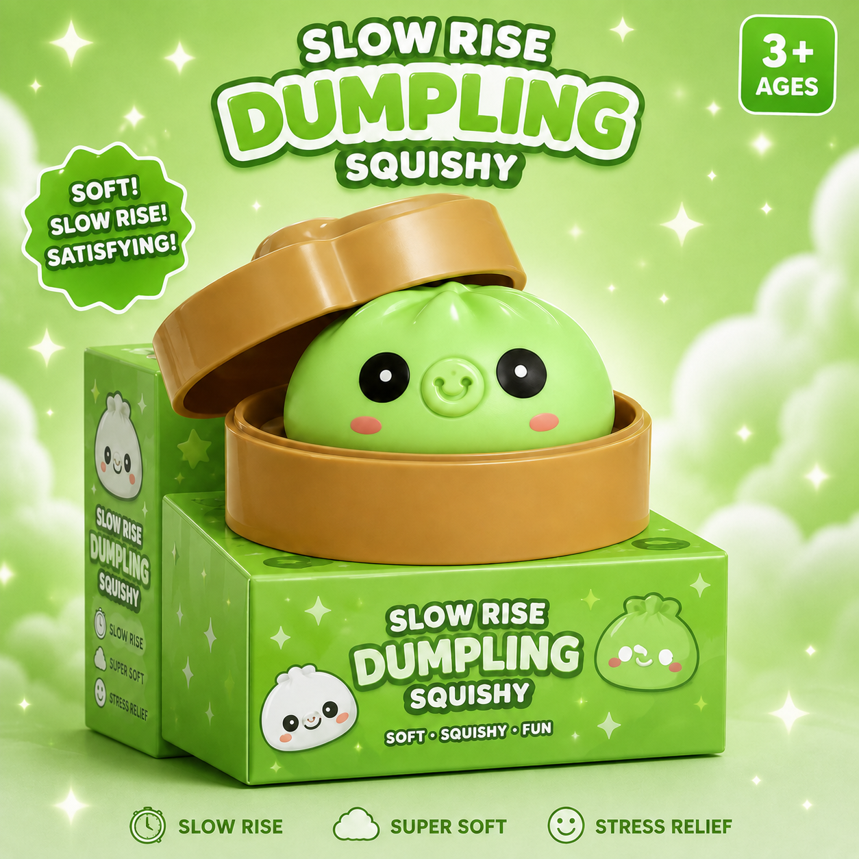 Bubble Squeezing Dumpling Delight – Squishy Stress Relief Toy