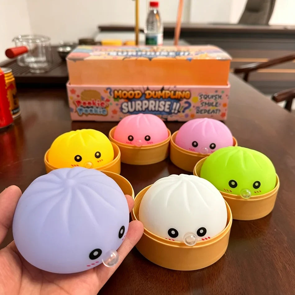 Bubble Squeezing Dumpling Delight – Squishy Stress Relief Toy